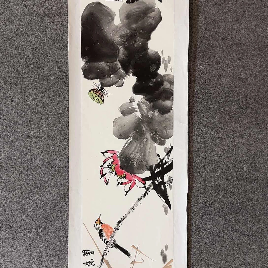 国画邢坤老师手绘作品