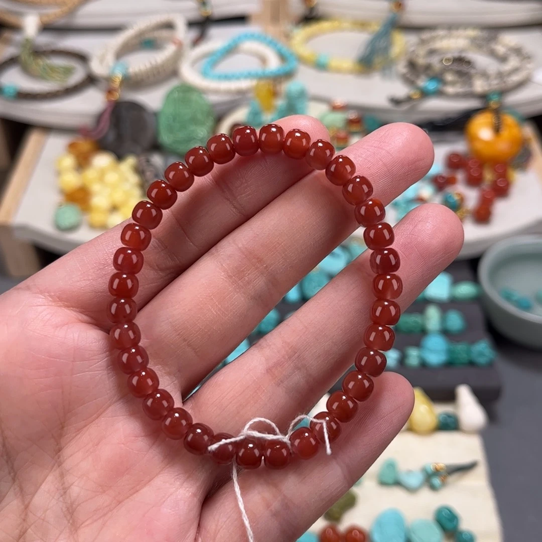 南红玛瑙未镶嵌手串南红手串