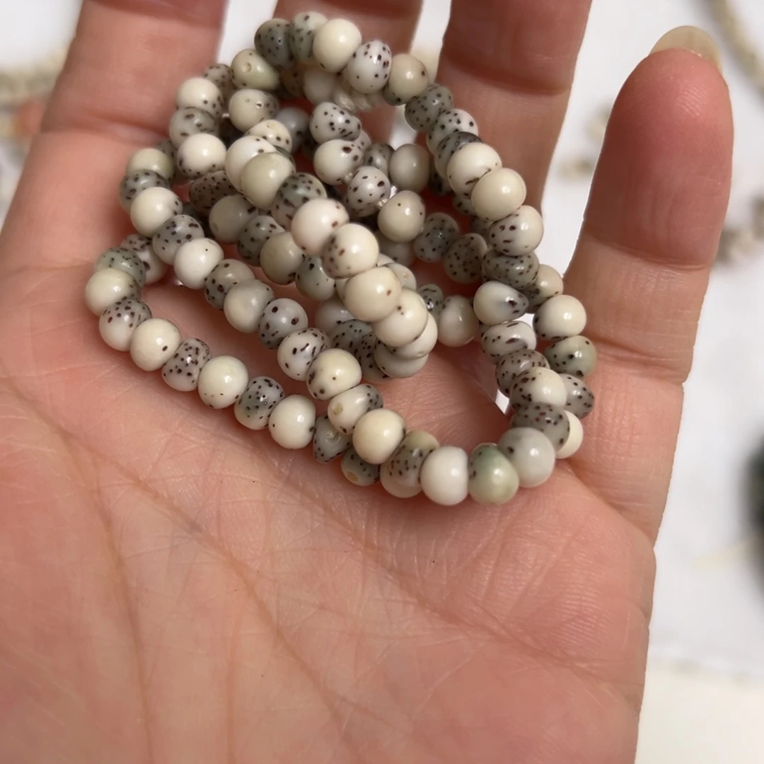 吊坠星月菩提石玉料蒜瓣大肠