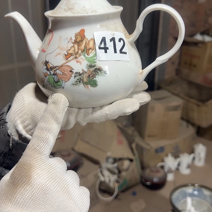 库存瓷片多空茶壶