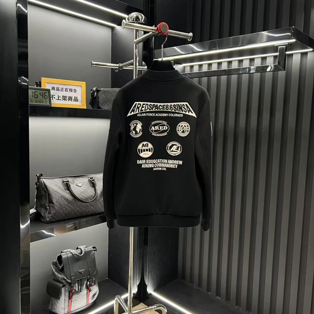 F【海城专属】2025春季时尚百搭重工棒球服外套（55008）