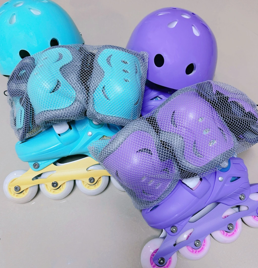 小码高货库存直排轮滑鞋带护具【小码05款】