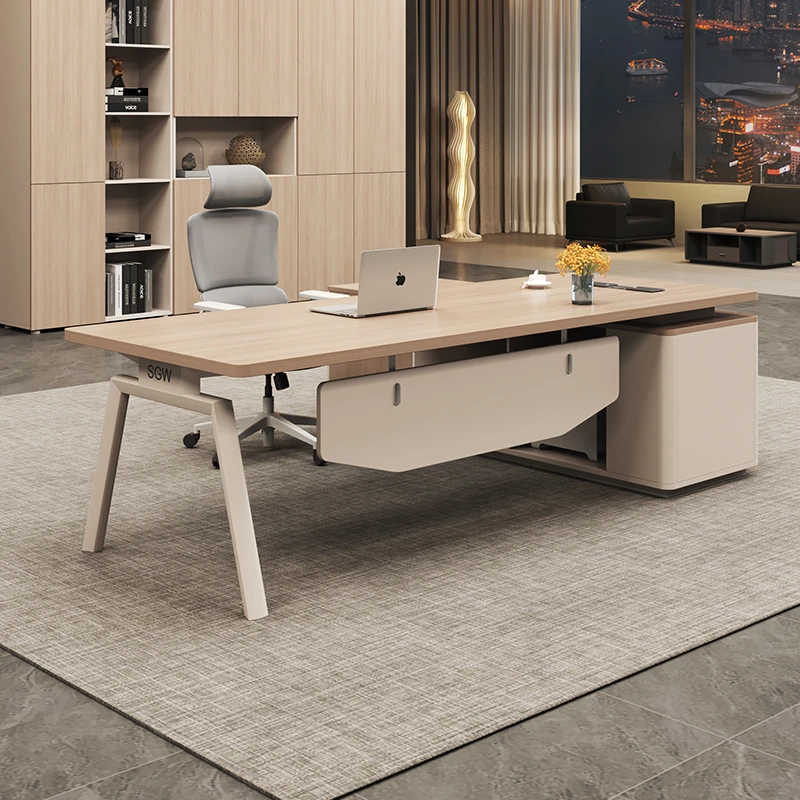 老板桌办公桌椅组合简约现代主管大班台单人桌子经理桌办公室家具