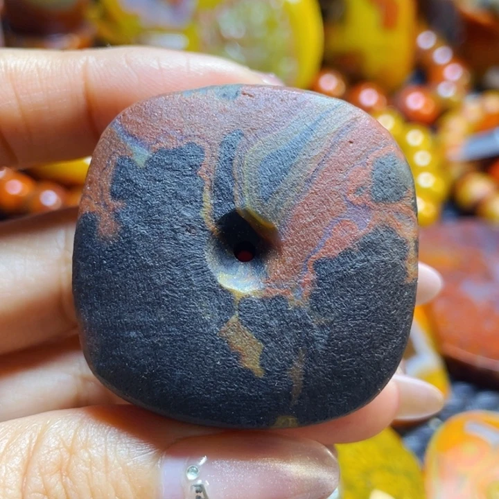 未镶嵌战国红手把玛瑙/玉髓