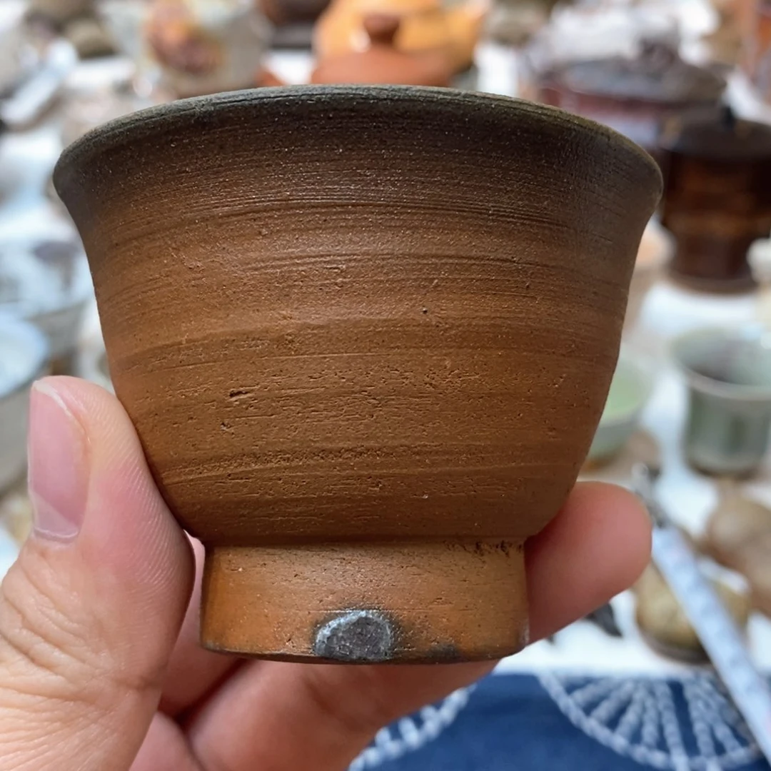 柴烧侘寂粗陶茶具