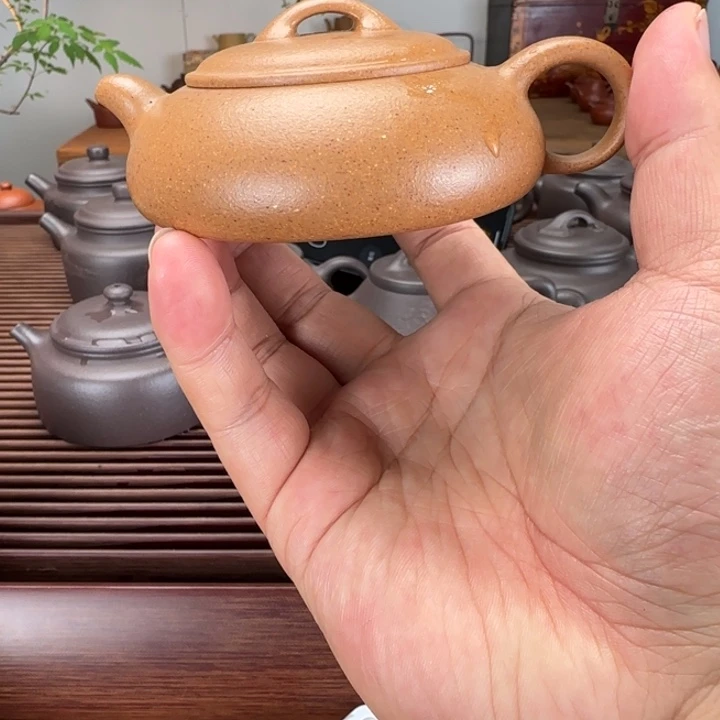 澄***衫紫砂茶壶老段微瑕
