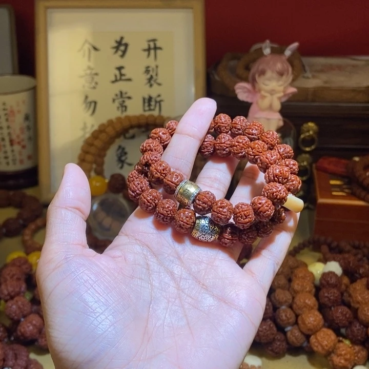 吊坠金刚菩提126玉化双圈跑环款