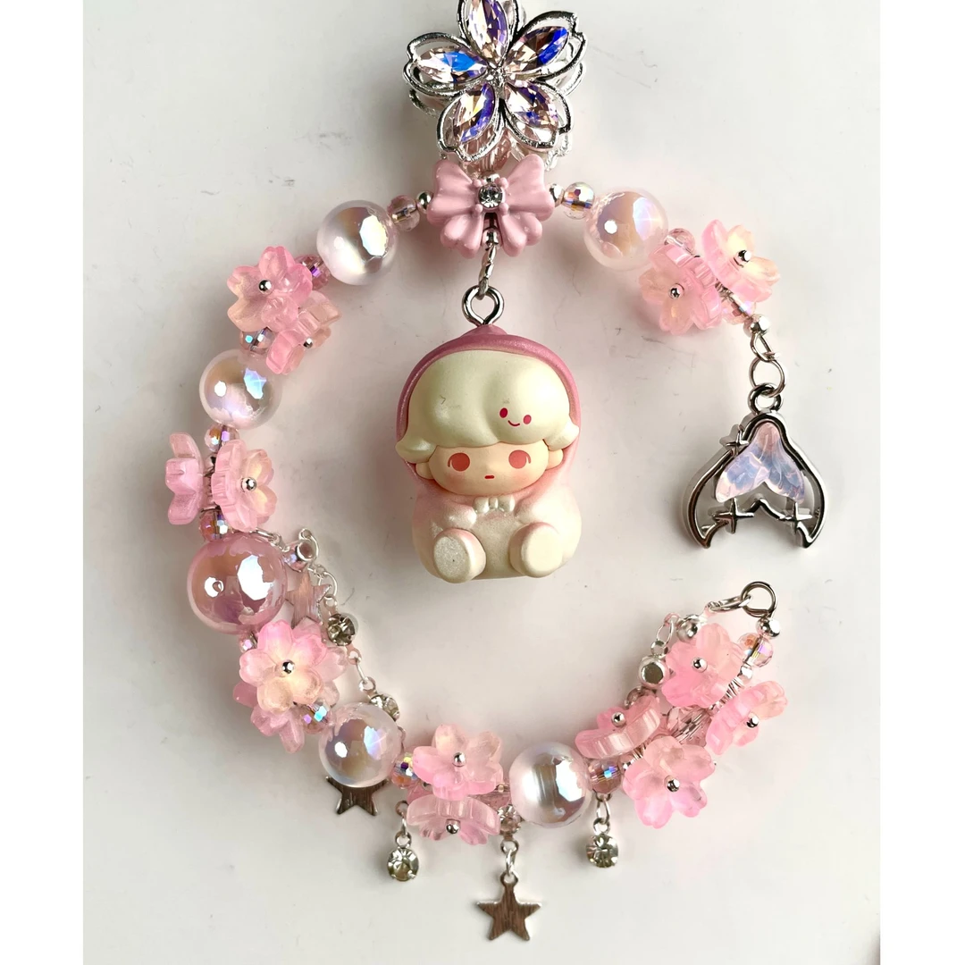 【①手机链】四季必备萌粒手机链DIY包挂车挂INS风