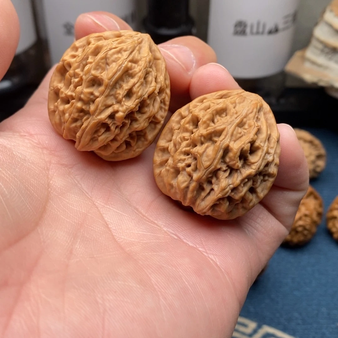 核桃把件拾*·三三饕餮纹