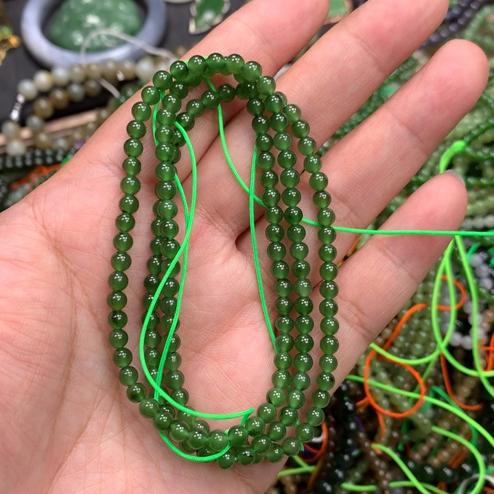 和田玉未镶嵌手链39