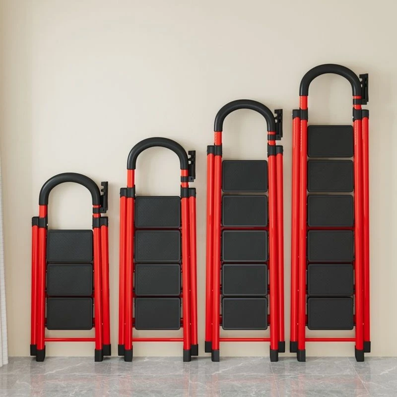 梯子家用折叠梯加厚碳钢人字梯移动楼梯伸缩梯步梯多功能室内梯子