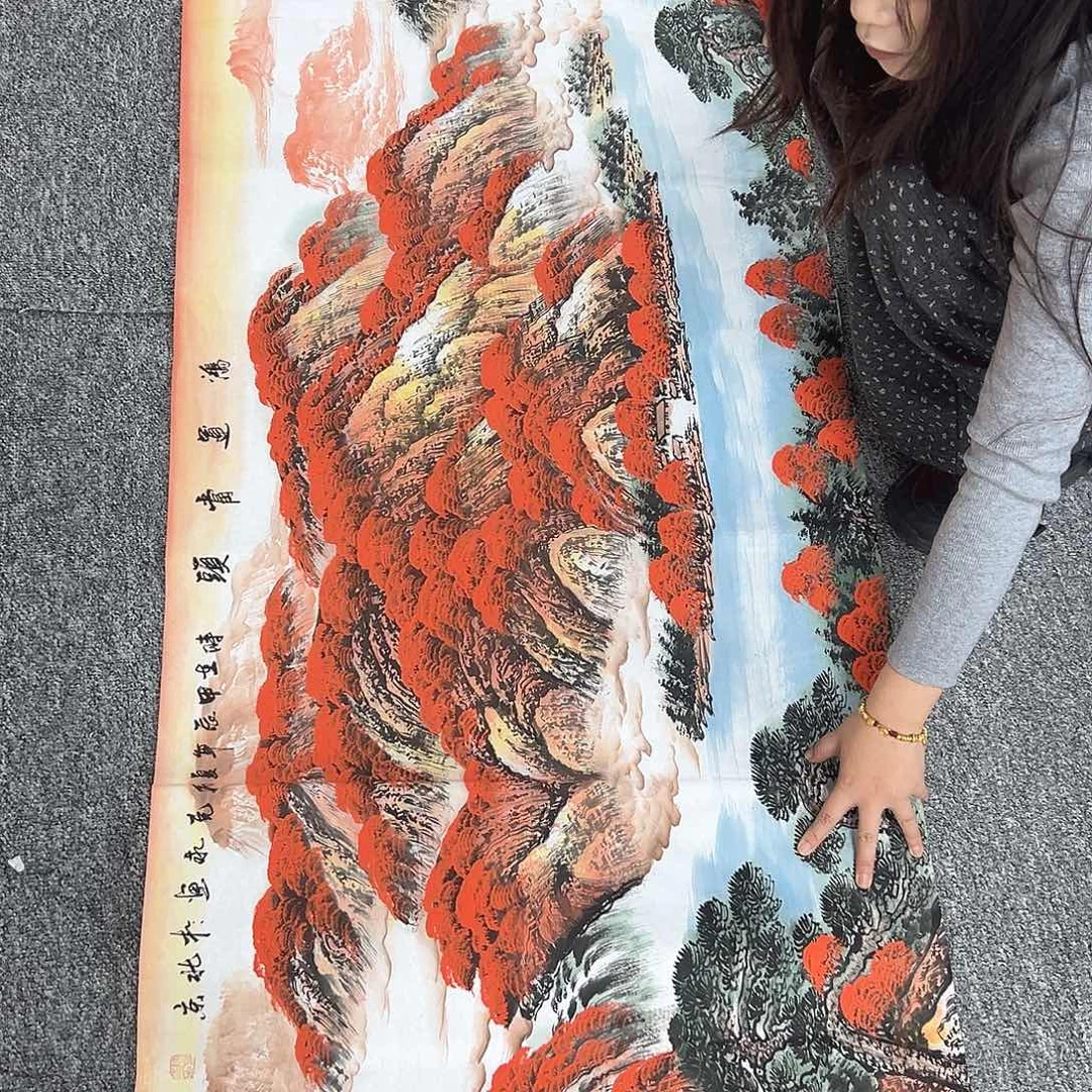 国画纯手绘字画教程