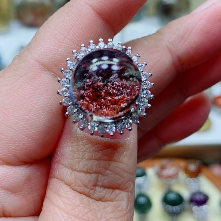 水晶戒指未镶嵌水晶