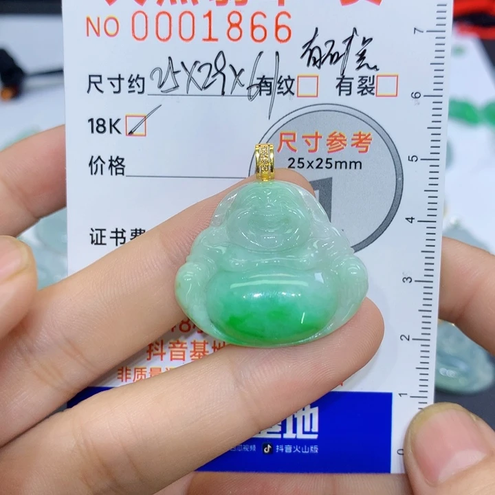 心****翡翠未镶嵌颈饰吊坠