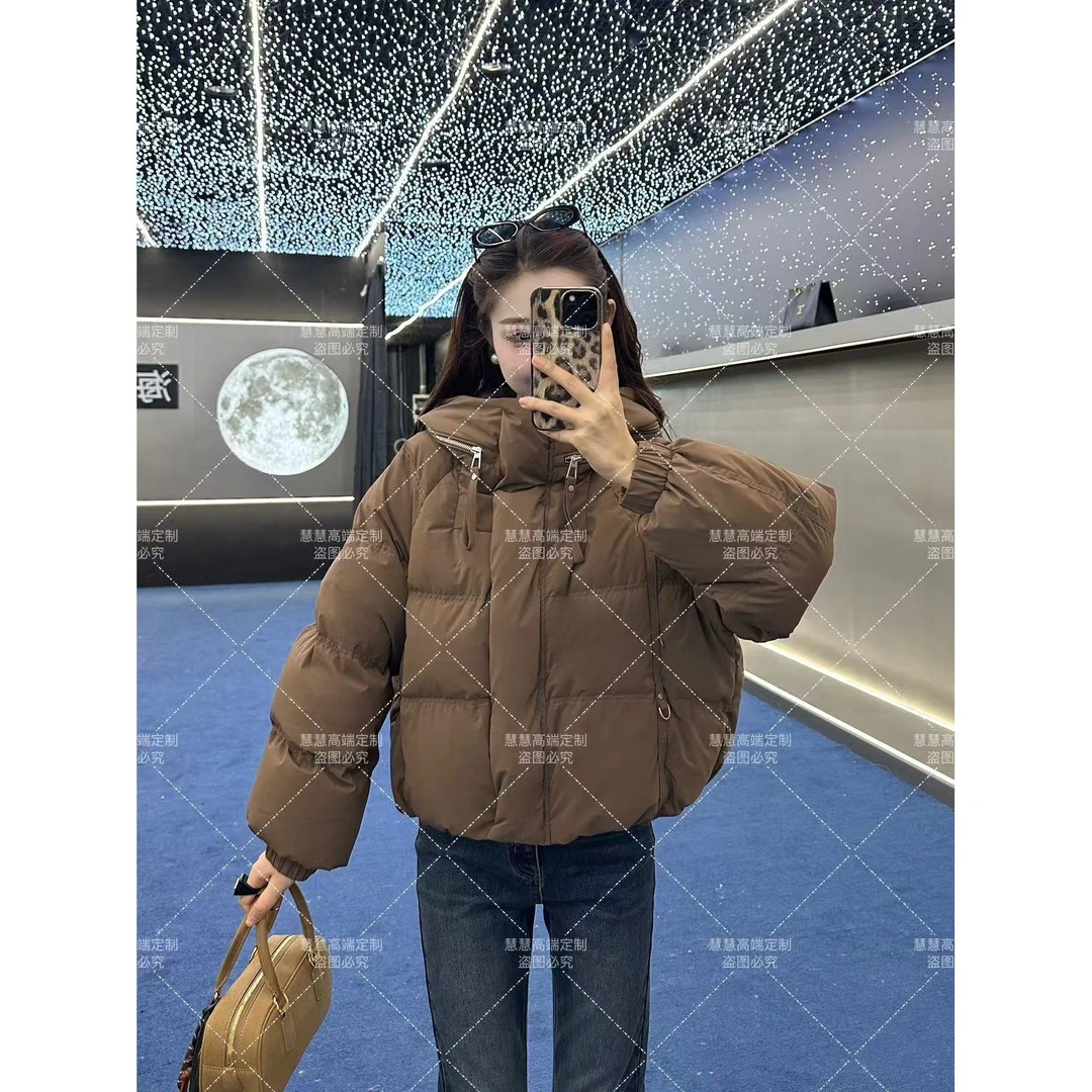 【慧慧】90白鸭绒 设计感连帽羽绒服 JYYRPLF8828