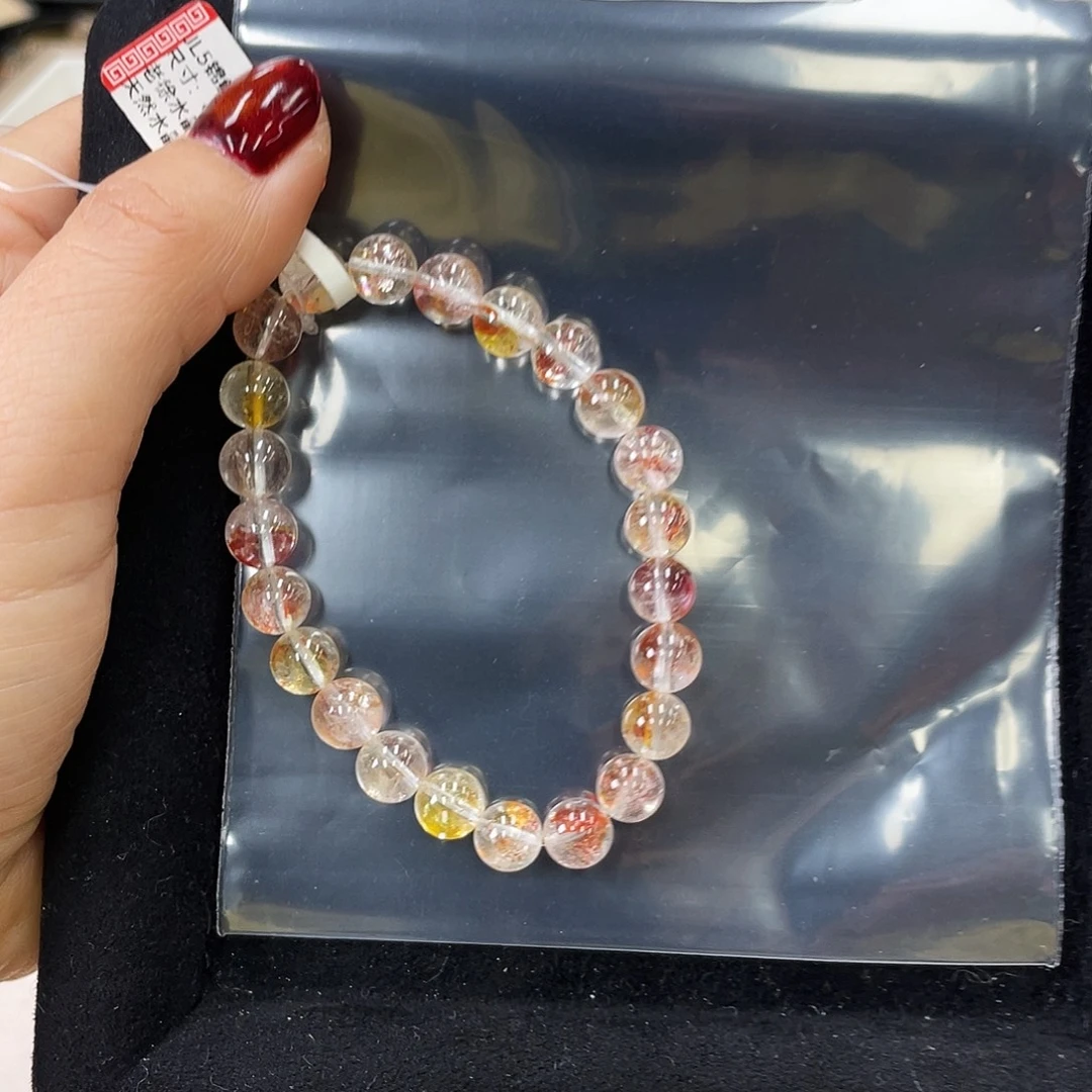 金***马水晶手串未镶嵌手串547。