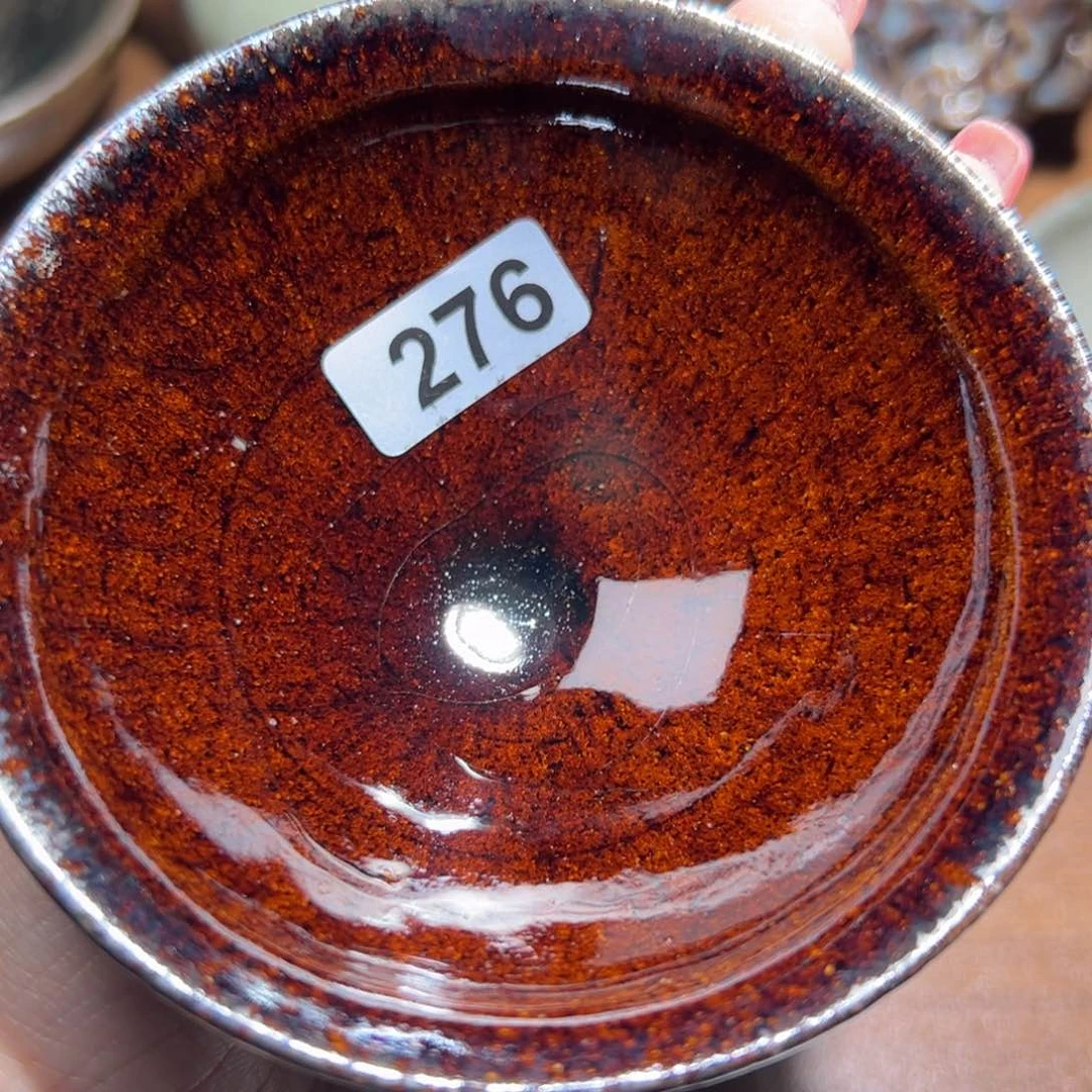 白***白茶盏全手工原矿原釉建盏