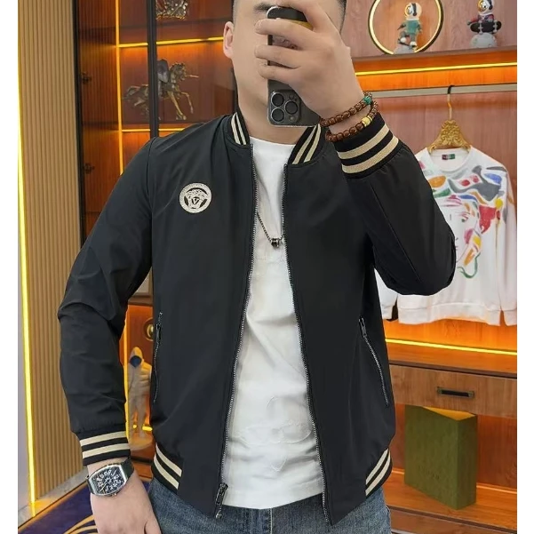 2448 圆标外套 品质潮男春秋潮流稳重百搭潮服高品质