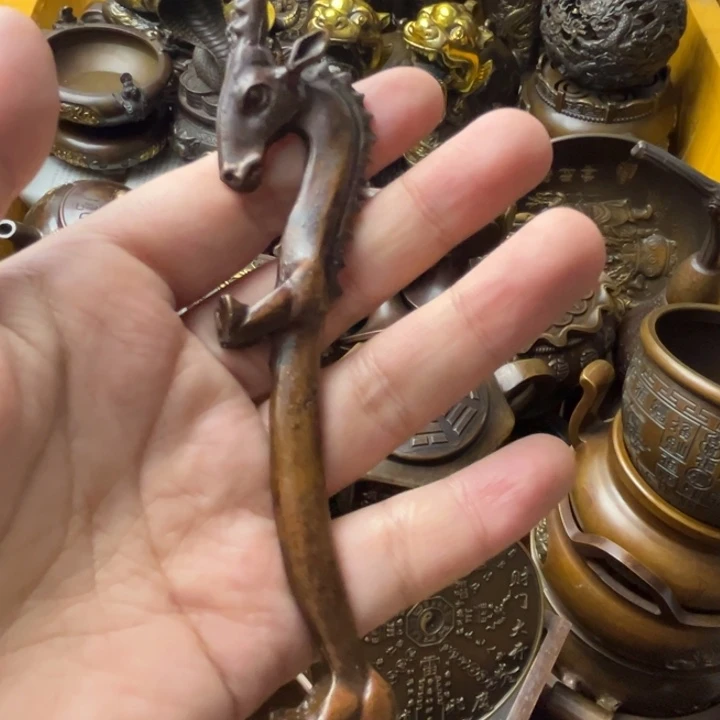 精美铜器摆件藏收