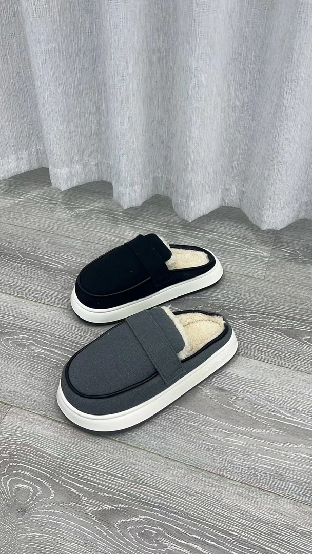 【特惠】74新款冬季加绒呢子情侣棉拖鞋【猴子同款】