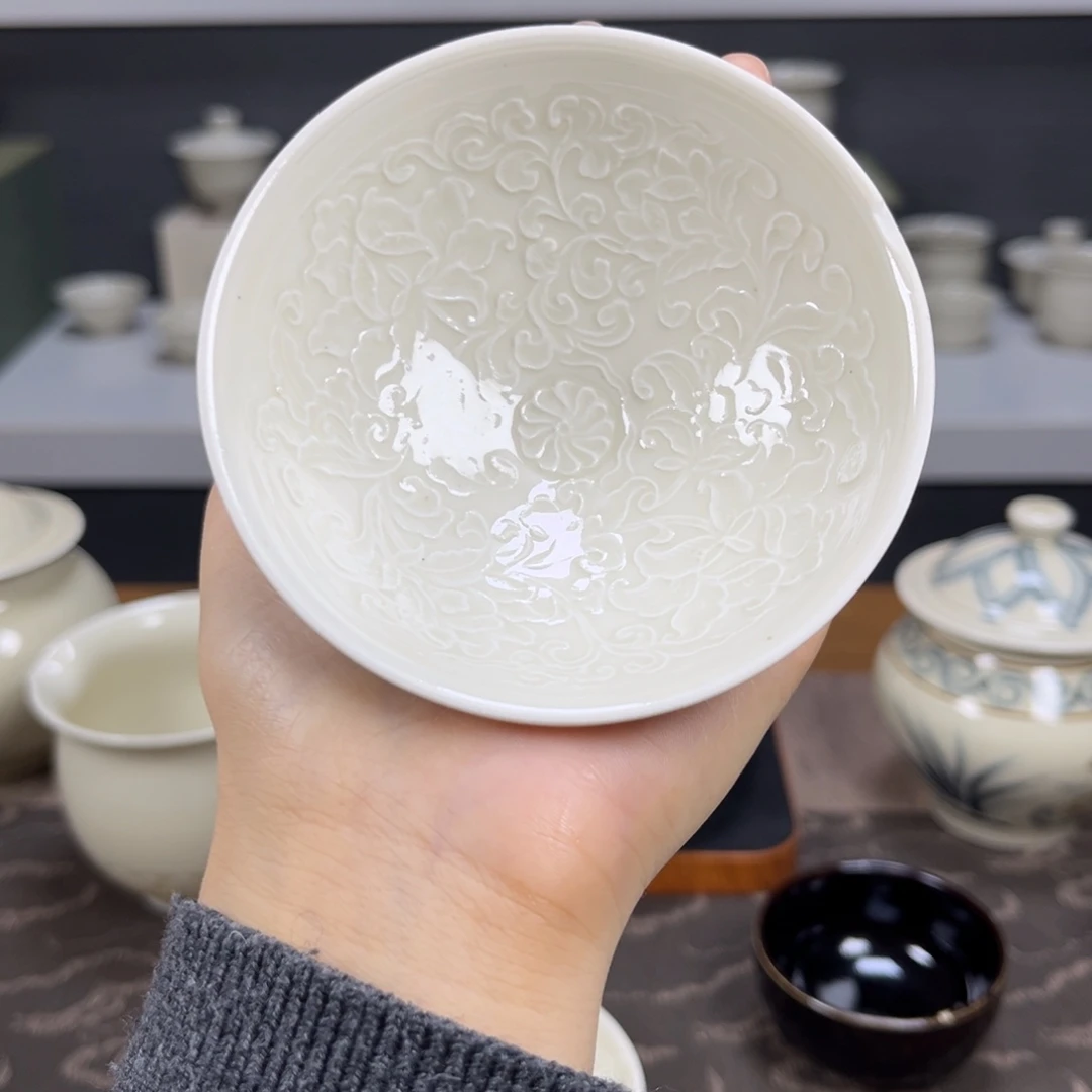 全手工 高温定瓷 微瑕捡漏