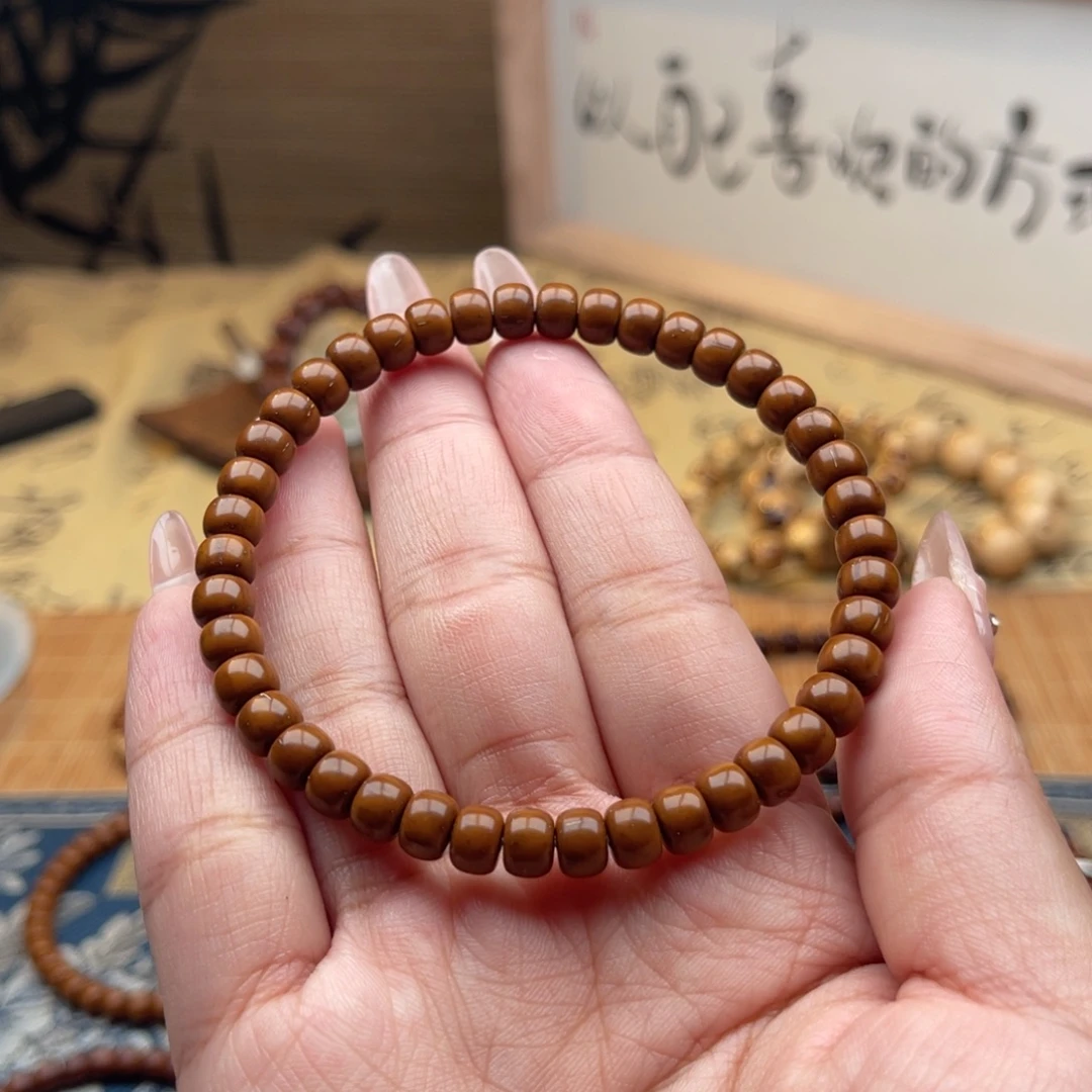 紫金鼠手串6.6纯肉老型