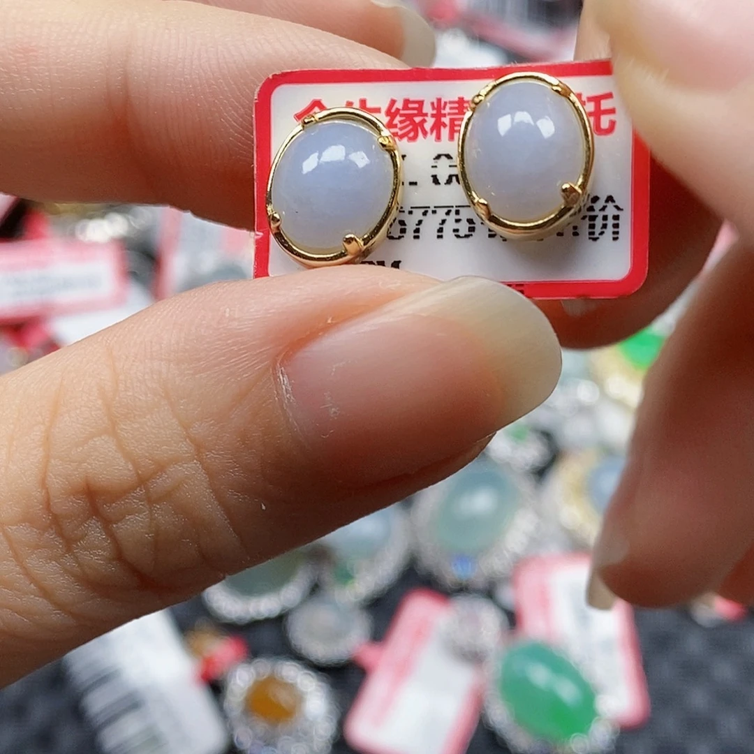 翡翠银S925镶嵌戒指