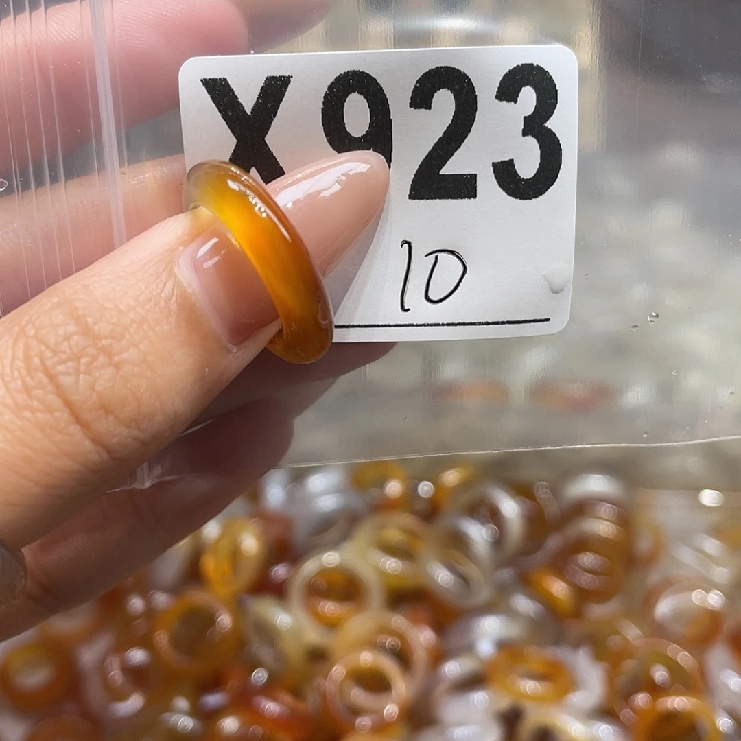 玛瑙/玉髓合金戒指923