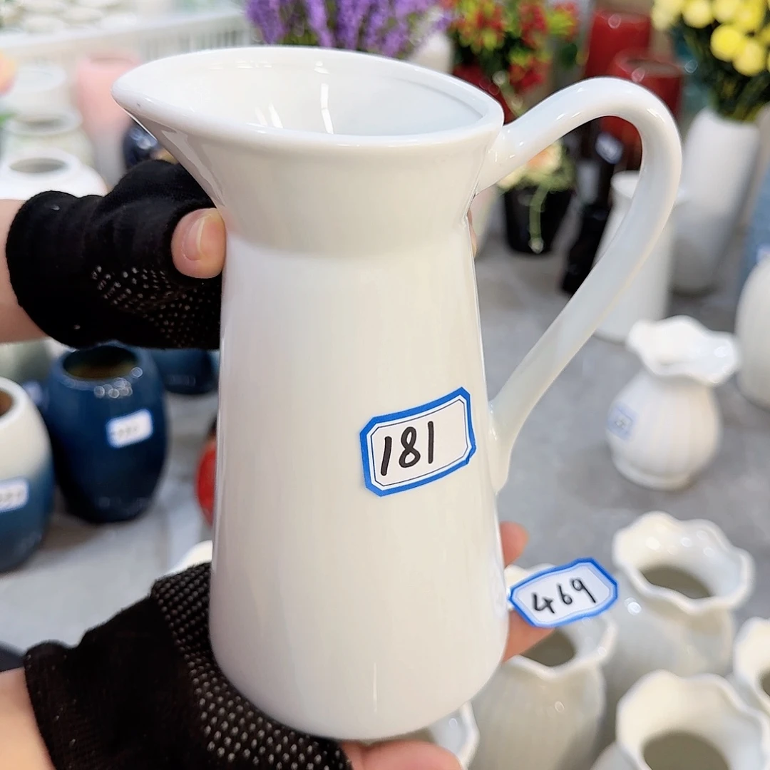 瓶181号把手壶陶瓷高19厘米微瑕一个