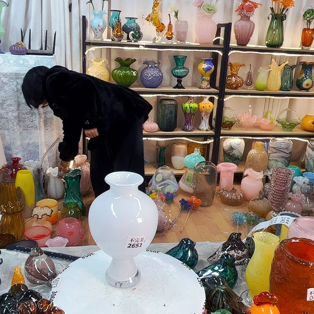 2651 家悦美居琉璃摆件不完美