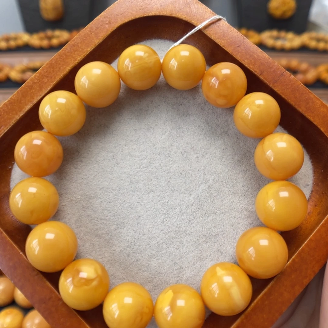 蜜蜡未镶嵌手串蜜蜡