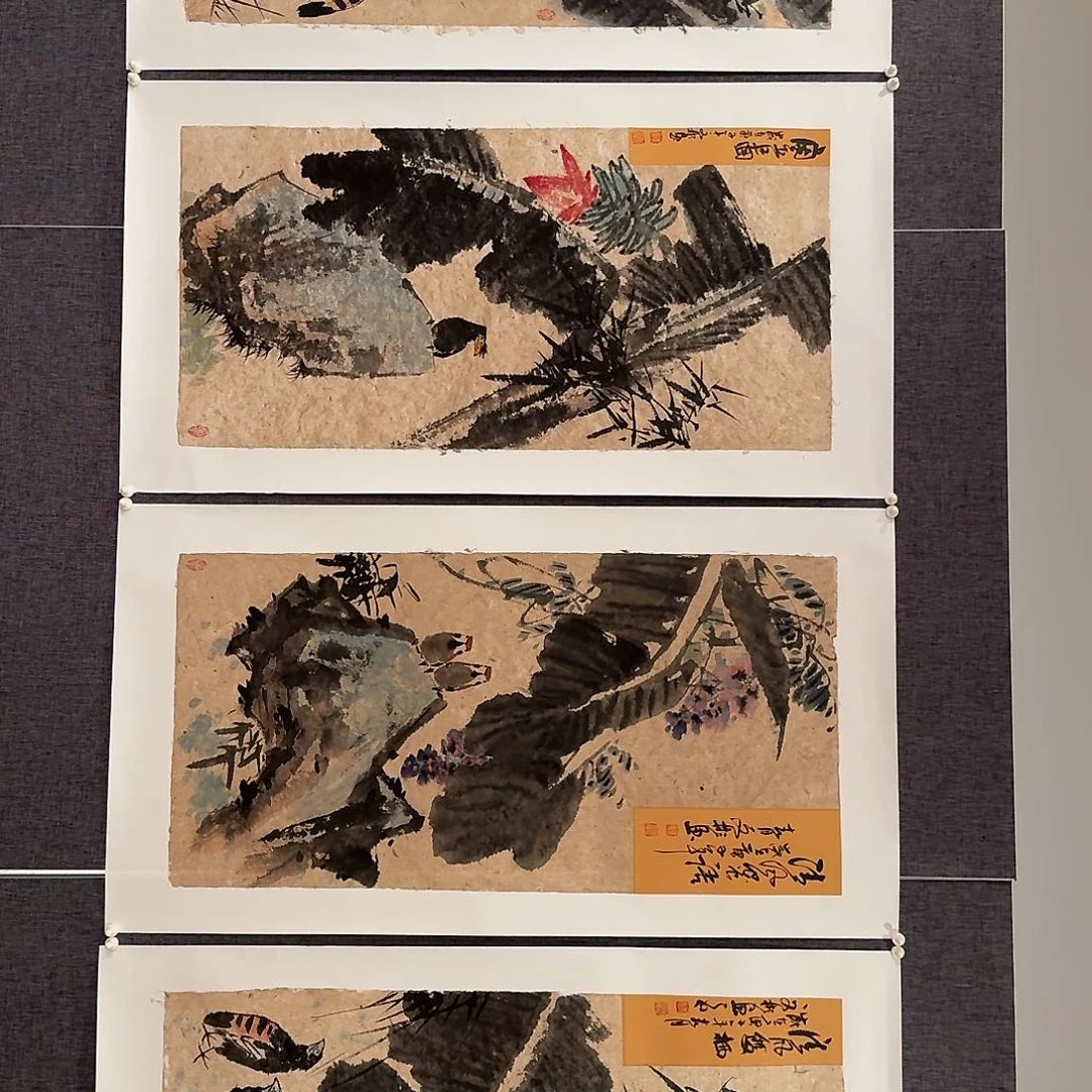 国画溥老师作品画作