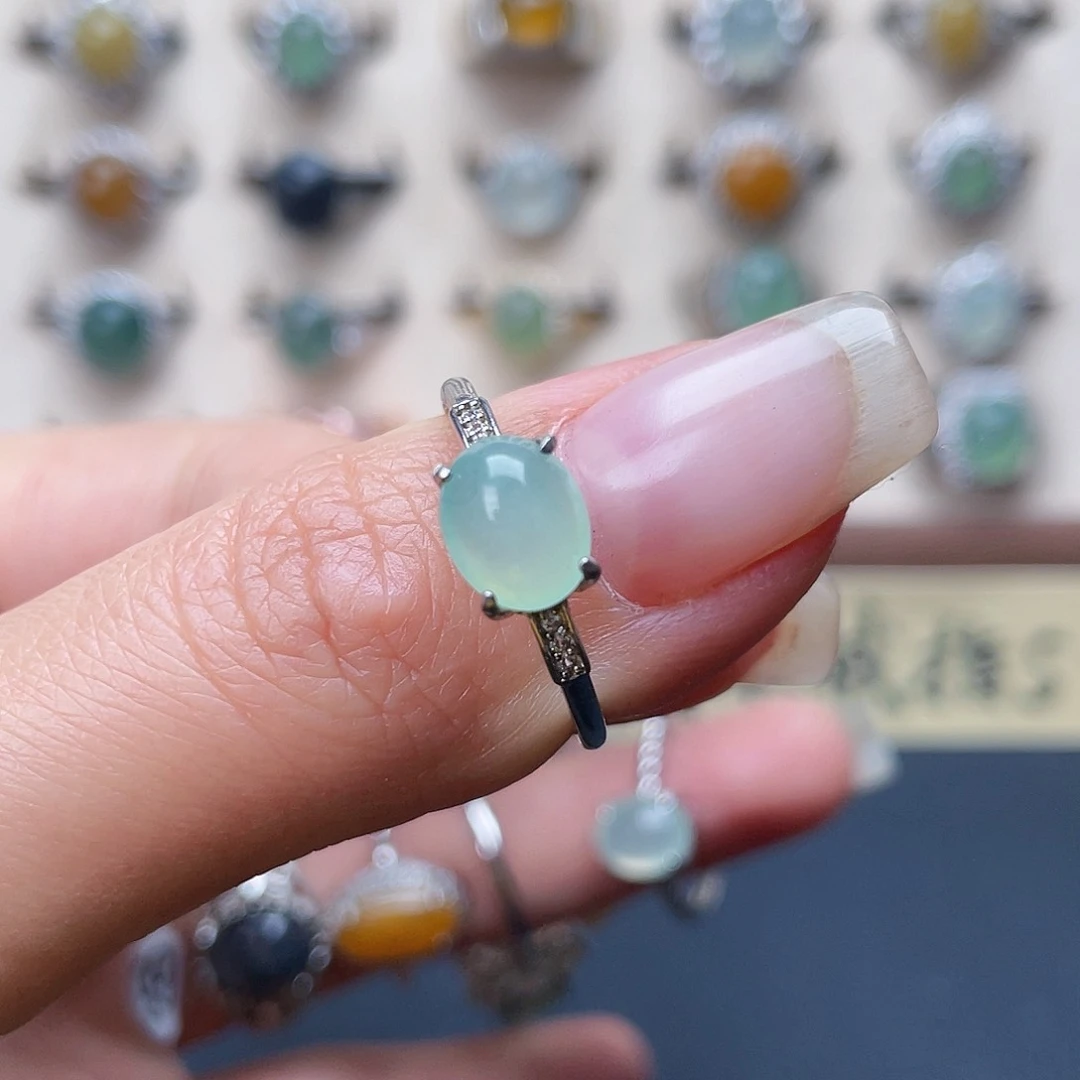 翡翠戒指未镶嵌戒指