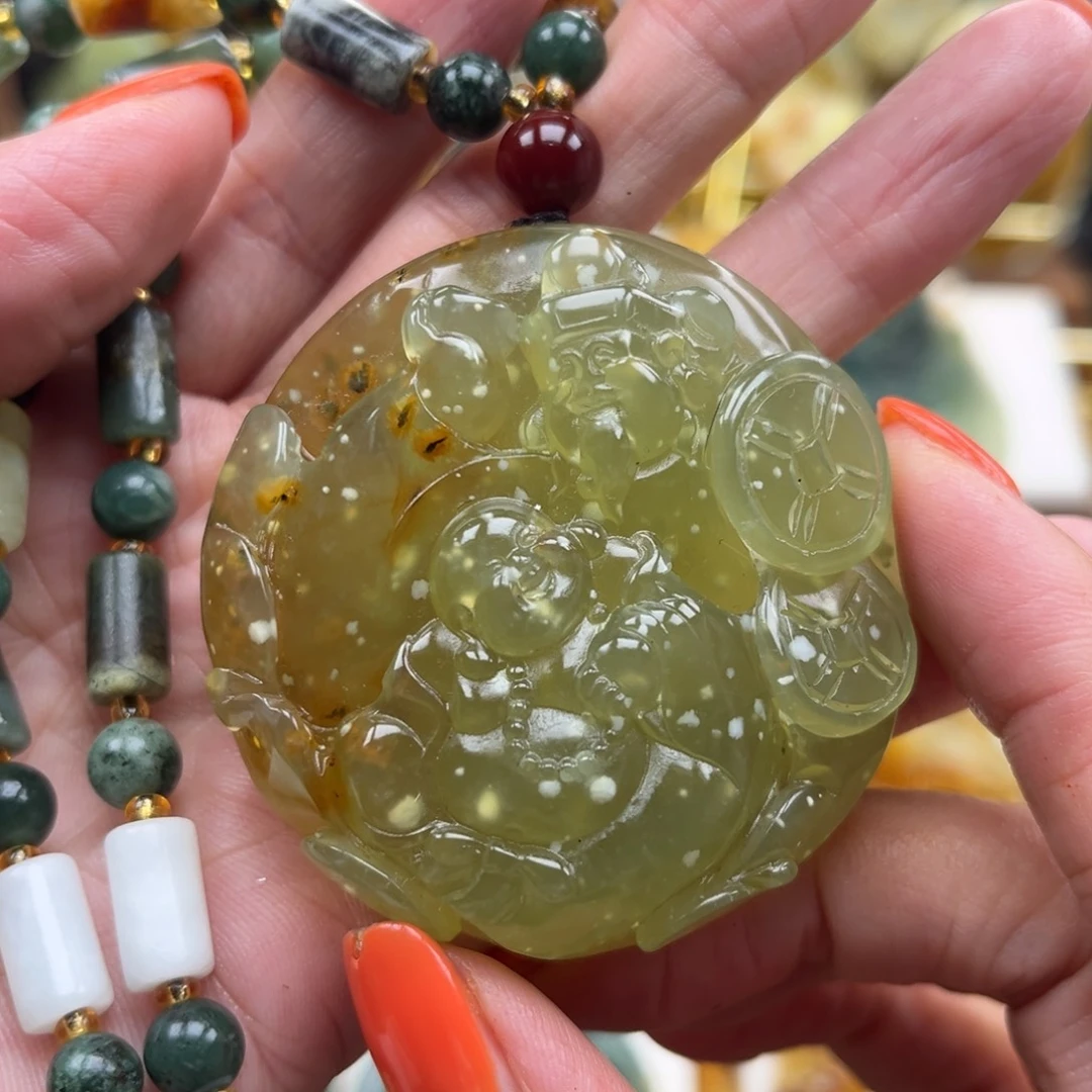 未镶嵌岫玉挂件挂件