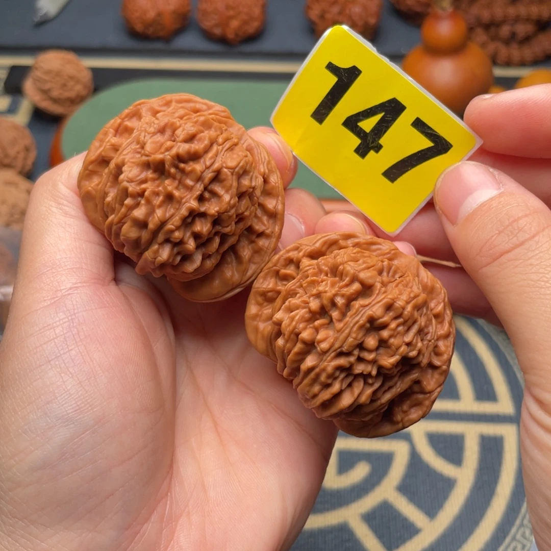 文玩核桃把件47全品楼147号