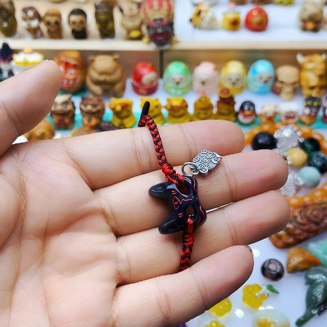 鹿骨摆件心**属零零落落啦