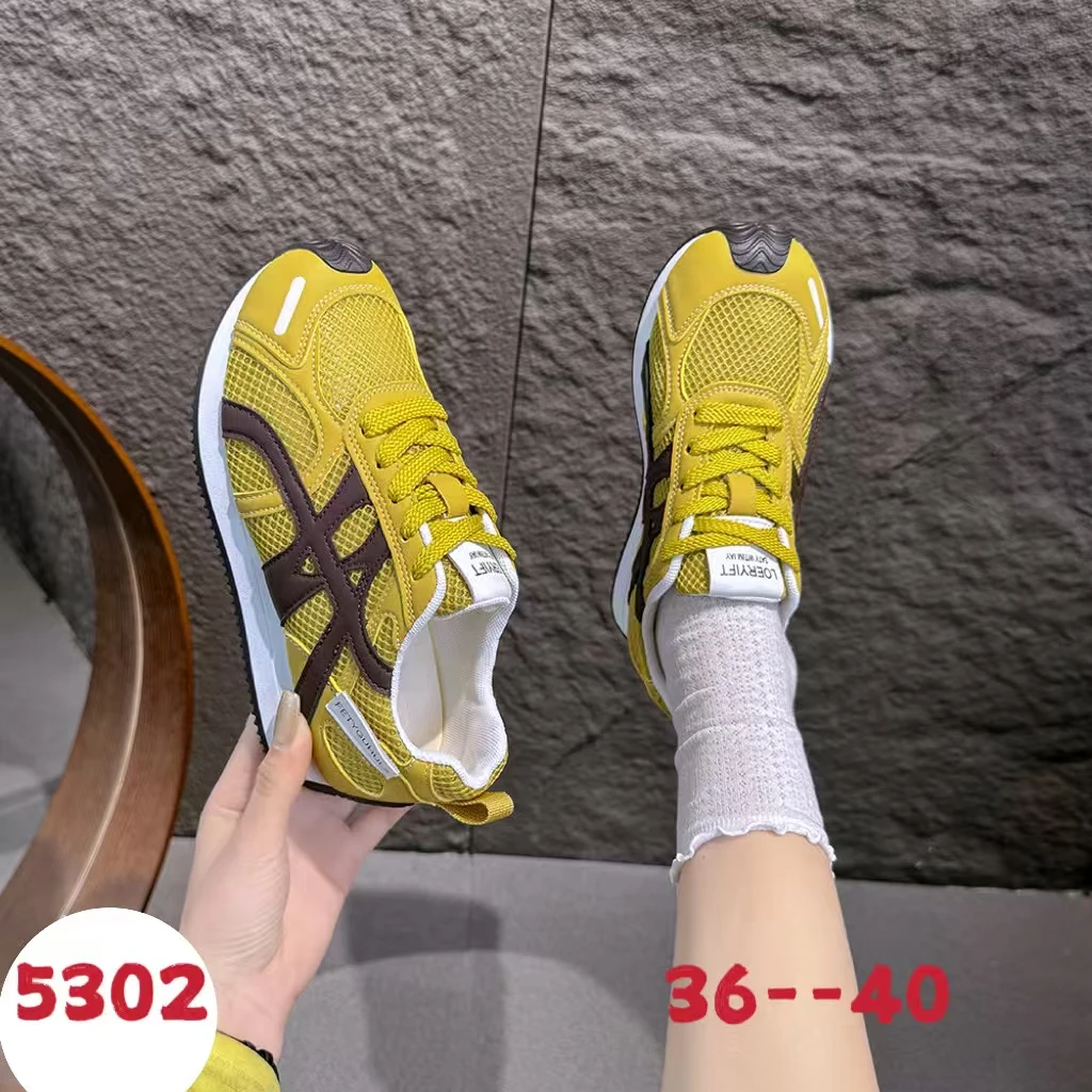 增高板鞋ins网面夏季休闲板鞋春夏系带时尚网眼透气