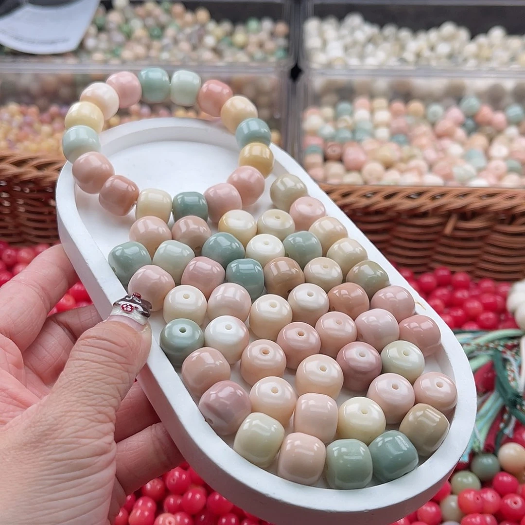 白玉菩提吊坠C/13.5mm/55颗