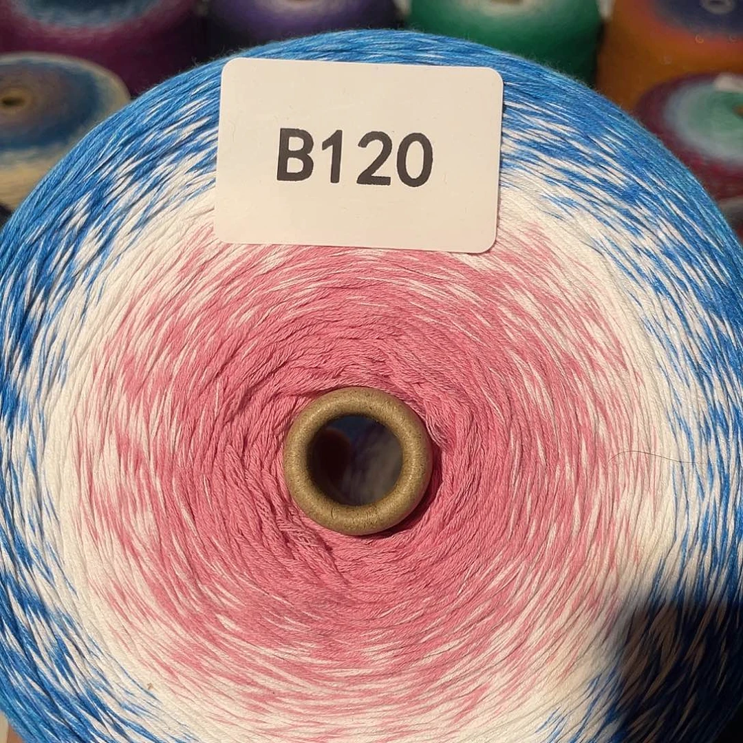 8股纯棉渐变蛋糕线