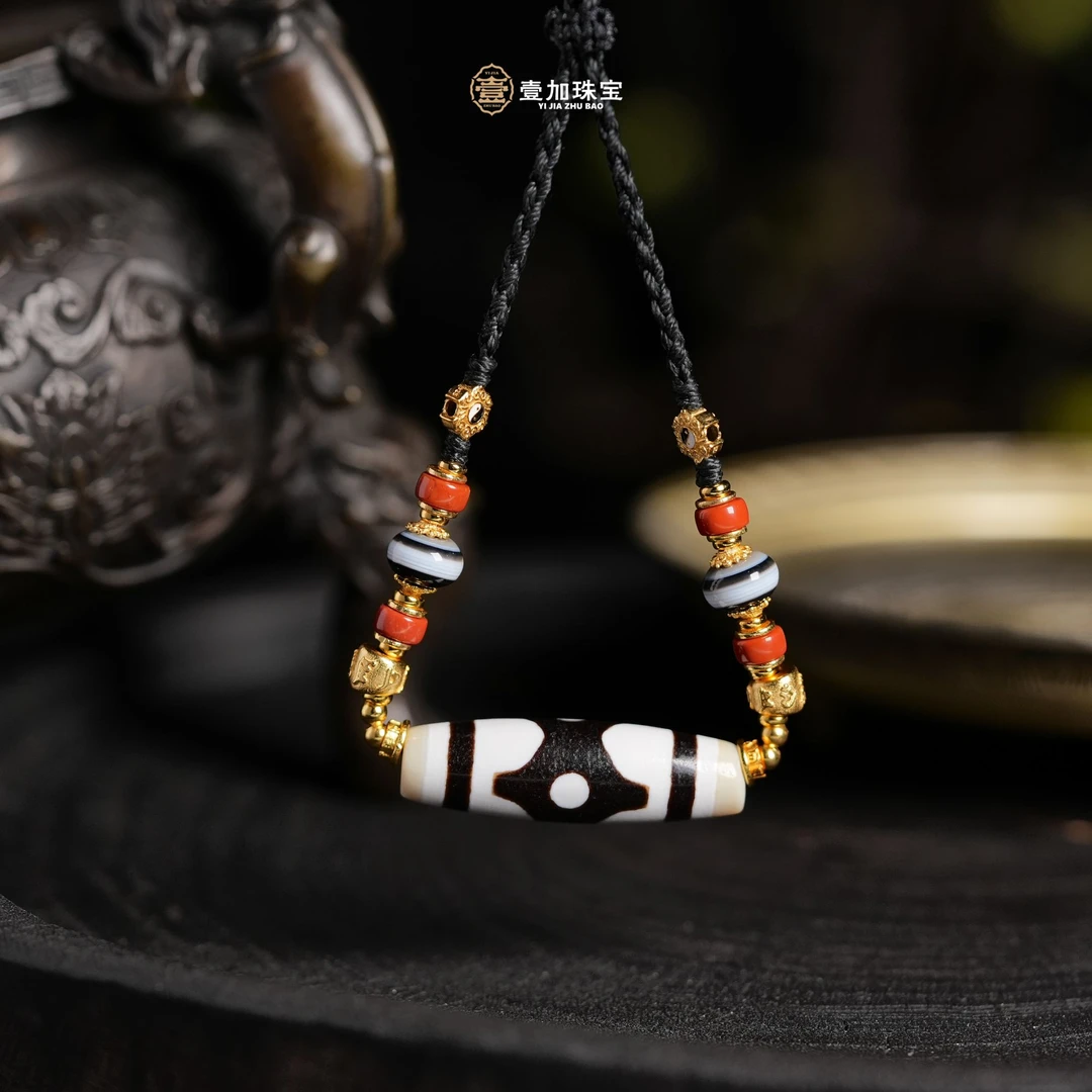 壹加师弟丨手工设计坛城三y玛瑙锁骨链多样性发一 2863J