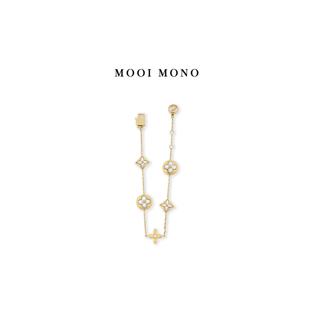 钛钢项链 MOOI MONO＂月光与诗＂精致项链轻奢小众项链  J43P274