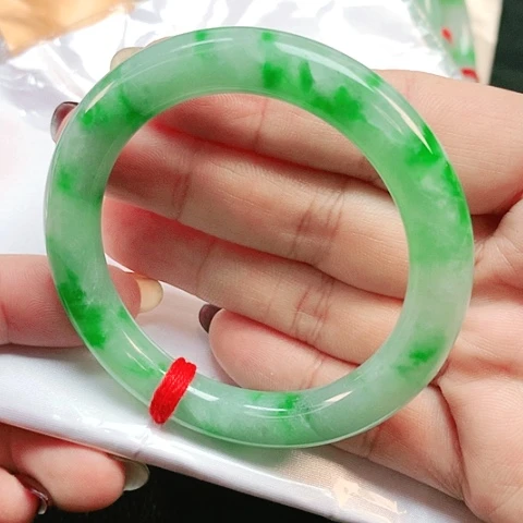 未镶嵌手镯翡翠圆条2872
