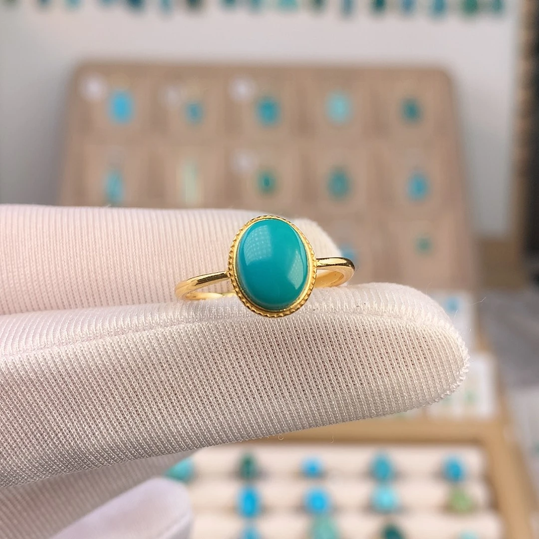 绿松石未镶嵌戒指