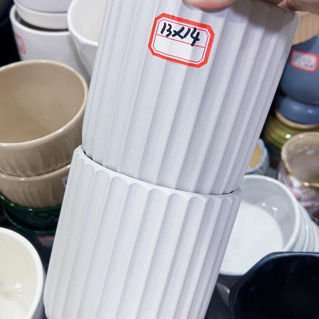 外贸尾单陶瓷花盆凑单10米包邮