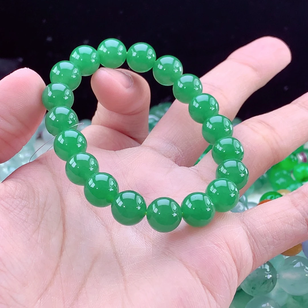 翡翠手链未镶嵌卡10