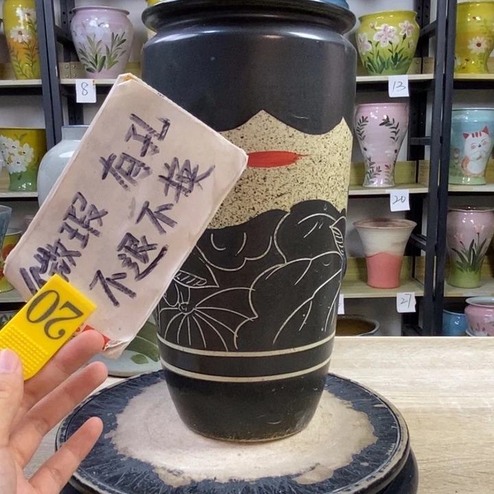景德镇高温陶瓷花盆