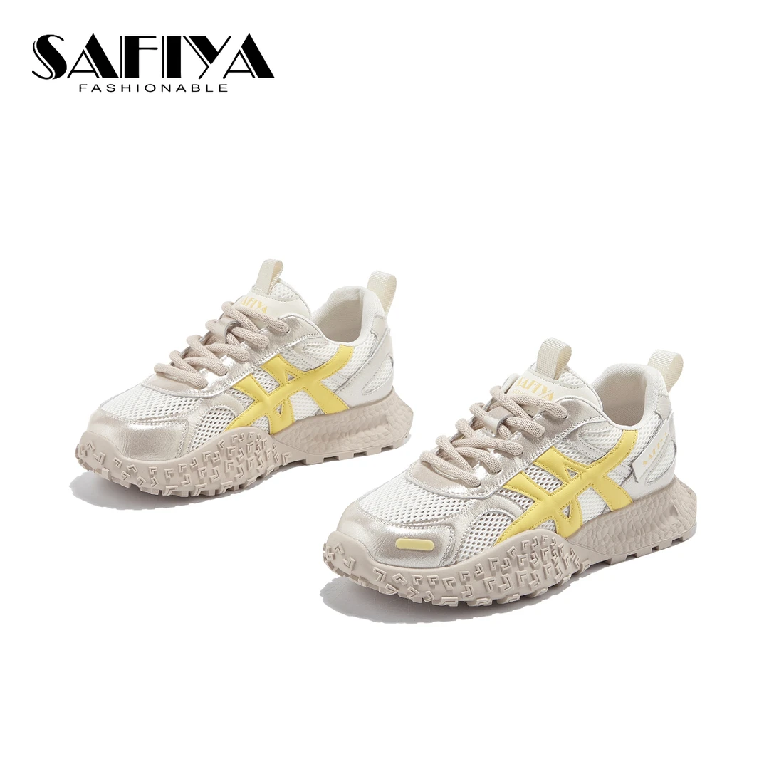 索菲娅Safiya2025夏季新款时尚休闲舒适透气轻便阿甘鞋SFD2111C71