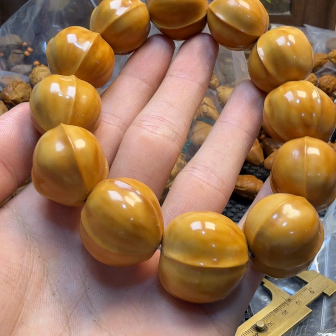 凌***橄榄核手串/手链鲨鱼背