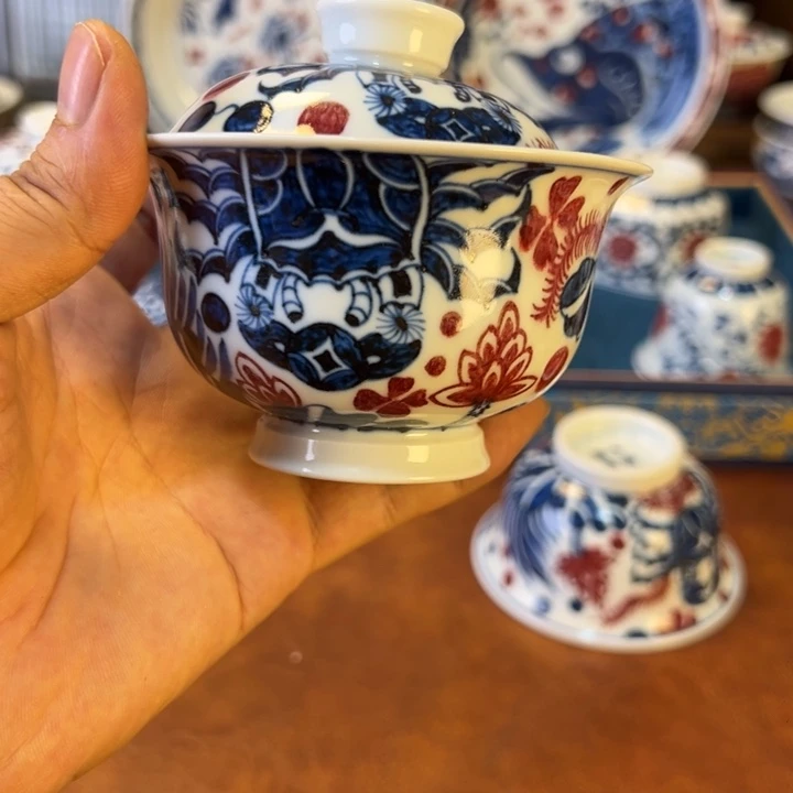 摆件景德镇茶器百宝箱