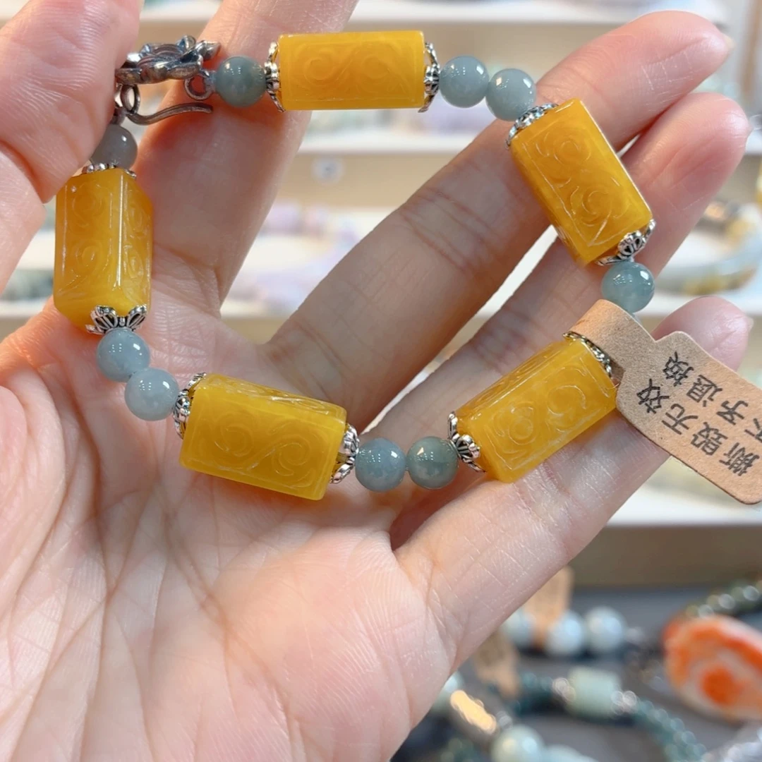 未镶嵌手链翡翠手串